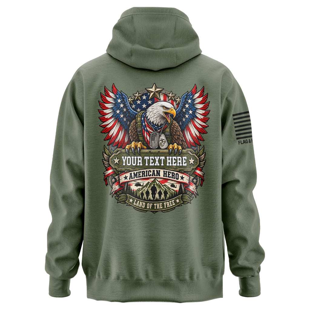 Custom American Hero Hoodie
