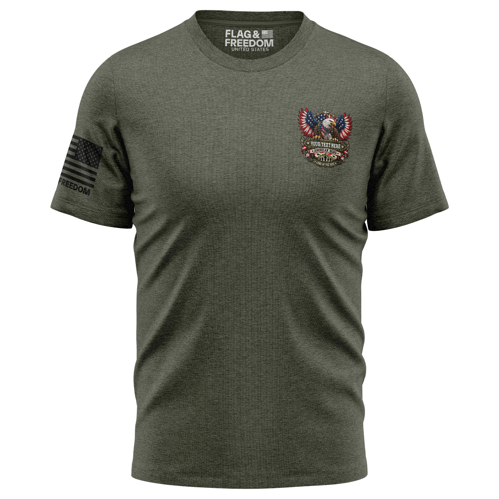 Custom American Hero Mens Shirt